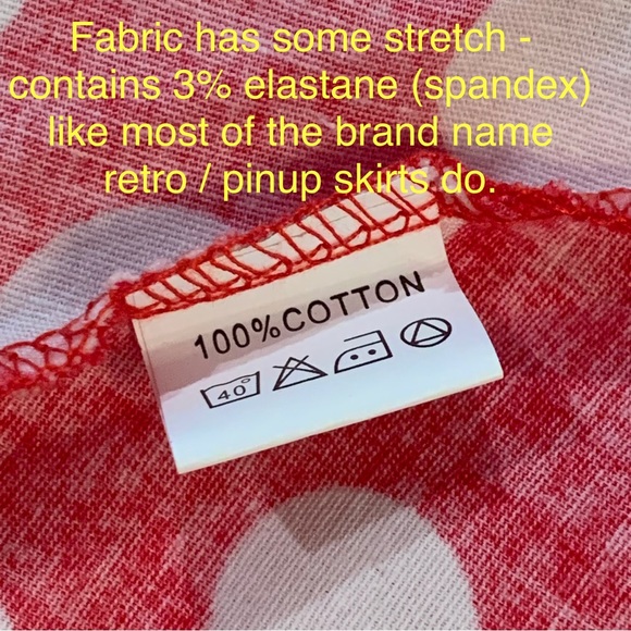 Retro Circle Skirt Red White Polka Dot Disney-Bound Minnie Mouse Med NWOT - Picture 6 of 12